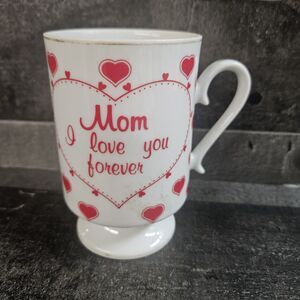 Vintage Valentines Mug‎ For Mom "Mom, I Love You Forever"